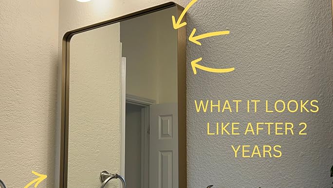 reimiミラー Amazon.com: TokeShimi 40 x 30 Inch Wall Mirror for Bathroom